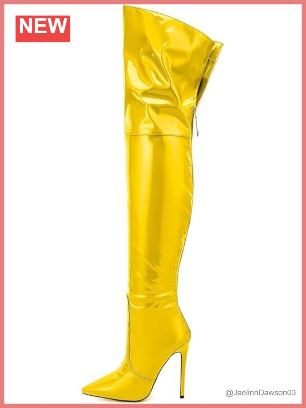 Over the Knee High Heel Boots Pointed Toe Back Zipper Stiletto Heel